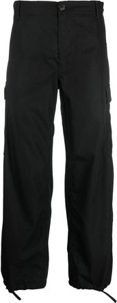 Kenzo cotton cargo trousers - men - Cotton/Cotton - 44 - Black