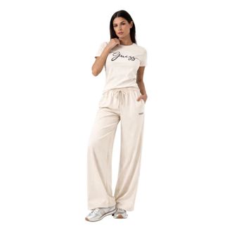 Guess T-Shirts, female, Beige, Size: XS Circe SS CN T-Shirt