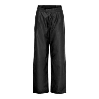 BTF-CPH Btfcph - Lederbroek - Dames - Broeken - Zwart - Maat: XS Leer