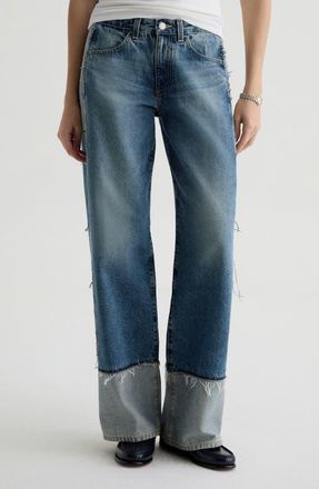 AG - Adriano Goldschmied Adria Low Rise Baggy Wide Leg Jeans in 13 Years Otherworldly at Nordstrom, Size 28