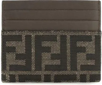 Fendi Mens Brown Polyester Wallet