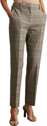 Reiss Tamy Check Slim Leg Trouser
