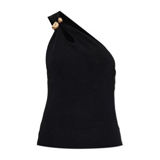 Cult Gaia Tops, Dames, Zwart, XS, Nylon, Anouk Top