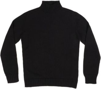 Alpha Studio Merino Wol Hoodie Stijlvol Sweatshirt - Heren - Coltruien - Zwart - 3XL - Wol - Truien & Vesten