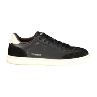Blauer Lowell03/Les Sneaker - Heren - Schoenen - Zwart - Maat: 44 EU Zijde