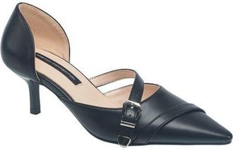 French Connection Elly Kitten Heel Pump in Black at Nordstrom, Size 10