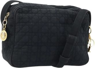 Dior Pre-owned Nylon Schoudertas - Dames - Vintage Schoudertas - Zwart - ONE Size - Nylon - Vintage