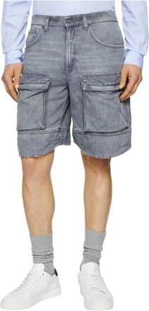 Dondup Bermuda - Heren - Denim shorts - Grijs - W33 - Denim - Korte Broeken