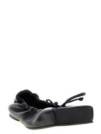 Jacquemus Leather Ballet Ballet Flat - Black