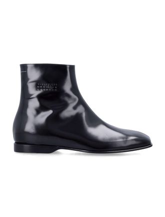 Maison Margiela Punta Squadrata Abrasivata Ankle Boots
