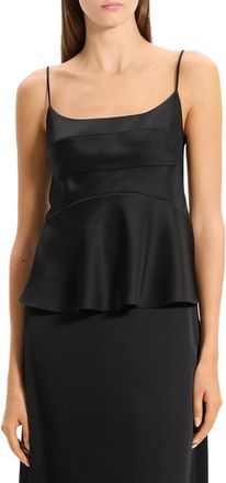 Theory Satin Camisole in Black at Nordstrom, Size 10