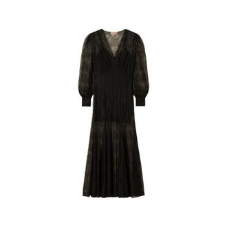 Twinset Dames, Jurken, Zwart, Maat: 2XS
