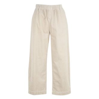 Jcsophie Parvati Broek - Dames - Wijde Broeken - Beige - M - Katoen - Broeken