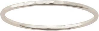 Made by Mary Hammered Stacking Ring in Silver at Nordstrom, Size 6