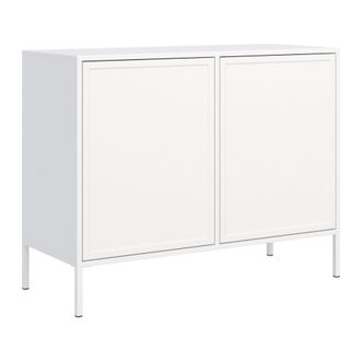 Selsey Selsey Velveto - Aparador De 2 Puertas - Blanco, 100 Cm