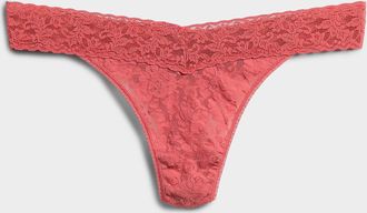 Hanky Panky Womens Stretch lace thong Nylon
