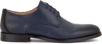 Digel Blauwe Sebastian Derby Schoen - Heren - Nette schoenen - Blauw - 41 EU - Wol - Schoenen