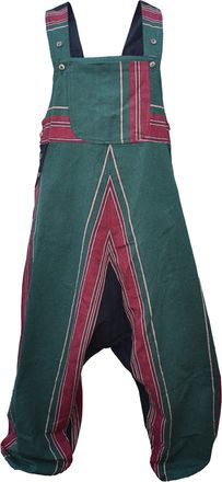 Gheri Mens Green Heavy Cotton Comfortable Dungarees Overall LXL