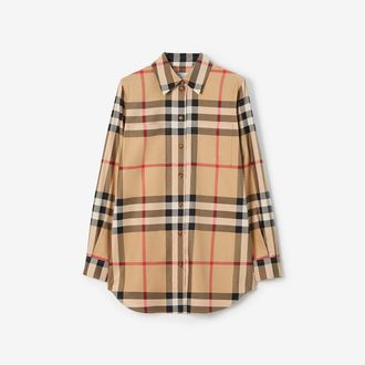 Burberry Check Cotton Shirt