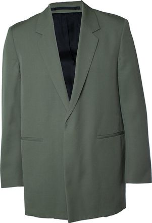 Jil Sander green blazer jacket