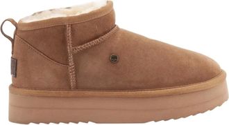 Warmbat Schoenen, Dames, Bruin, 37 EU, Su&egrave;de, Luxe Su&egrave;de Pantoffel