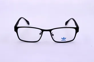 adidas Mens Black Rectangular Eyeglass Frames OR5049