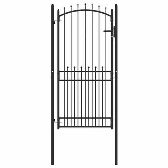 vidaXL Puerta De Cerca Con Picos Emmen 100 X 200 Cm Vidaxl