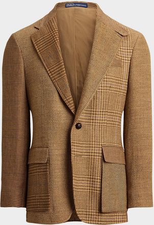 Polo Ralph Lauren Men & apos;s RL67 Maxi-Herringbone Single-Breasted Sport Coat