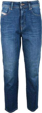 Diesel Katoen Elastaan Jeans - Dames - Slim Fit Jeans - Blauw - W26 - Katoen - Jeans
