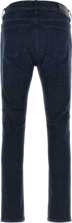 Pantaloni Torino Mens Dark Blue Stretch Denim Jeans Mn34