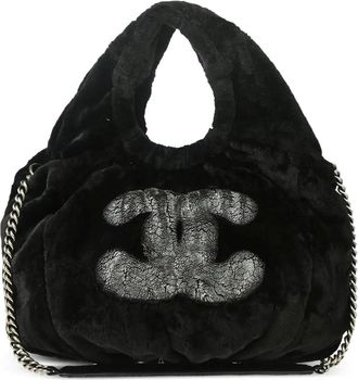 Chanel Borsa a mano two-way con logo CC 2010 - Nero