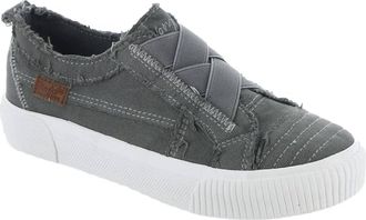 Blowfish Womens Create Sneakers In Steel Gray Washed Canvas