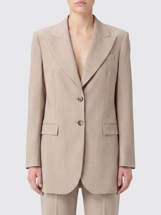 Pantaloni Torino Blazer monopetto in lana con rever a lancia