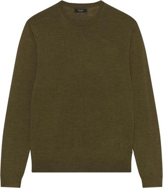Matinique Ronde hals gebreid - Heren - Ronde hals truien - Groen - M - Truien & Vesten