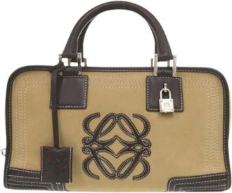 Loewe Pre-owned Handbags, female, Beige, Size: ONE SIZE Pre-owned Handbag