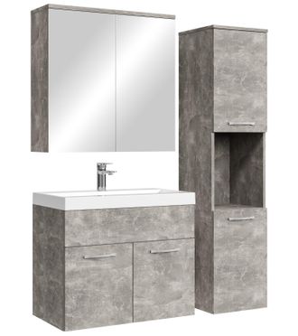 Badplaats Conjunto De Muebles De Ba&ntilde;o Montreal 60 Cm - Gris Hormig&oacute;n - Mue