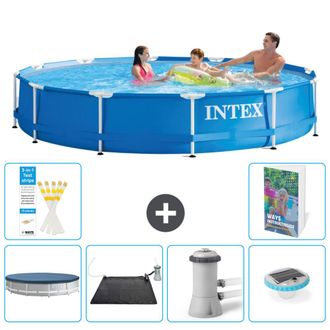 Intex Piscina Con Estructura Redonda - 366x76 Cm - 7-piezas S154