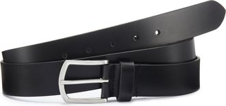 John Devin H&uuml;ftg&uuml;rtel JOHN DEVIN Lederg&uuml;rtel, Herreng&uuml;rtel, Anzugg&uuml;rtel, Herren, Gr. 11,5, schwarz, Rindsleder, unifarben, Basic, G&uuml;rtel H&uuml;ftg&uuml;rtel, Hoseng&uuml;rtel,