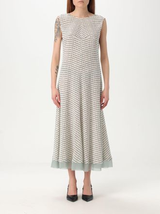 Fendi Aline Midi-jurkje Ruitpatroon