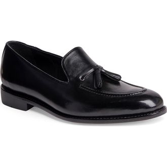 Anthony Veer Kennedy Tassel Loafer in Black at Nordstrom, Size 11.5