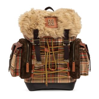 Dsquared2 Heren, Tassen, Oranje, Maat: ONE Size Leer