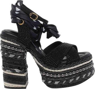 Kurt Geiger Chelsea Scarf Platform Pumps