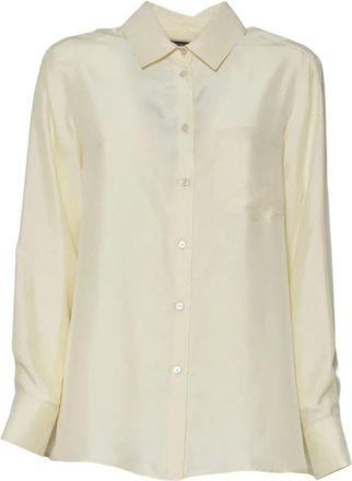 Max Mara Overhemden, Dames, Beige, S, Nylon, Pamir Shirt