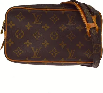 Louis Vuitton Marly Monogram Brown Canvas Handbag (Pre-Owned)