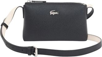 Lacoste Anna Mini Crossbody Tas - Dames - Schoudertassen - Zwart - ONE Size - Tassen