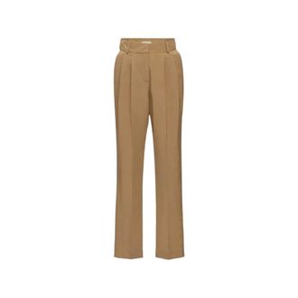 Magda Butrym Dames, Broeken, Beige, Maat: 2XS