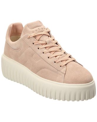 Hogan H-Stripes Suede Sneaker