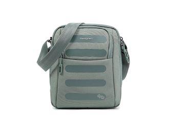 Hedgren Relax Crossbody Cross Body Handbags Grey/Green, Polyester