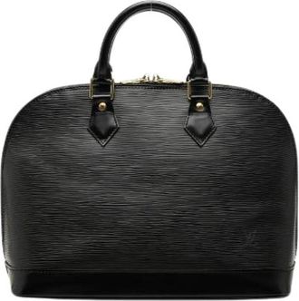 Louis Vuitton Pre-owned Alma Epi Handbag - Dames - Vintage Handtas - Zwart - ONE Size - Leer - Vintage
