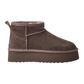 Ga&euml;lle Paris Schoenen, Dames, Bruin, 40 EU, Leer, Eskimo Boots Basso